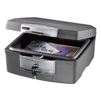 Uw documenten en computer media veilig in een brandwerende box van SentrySafe